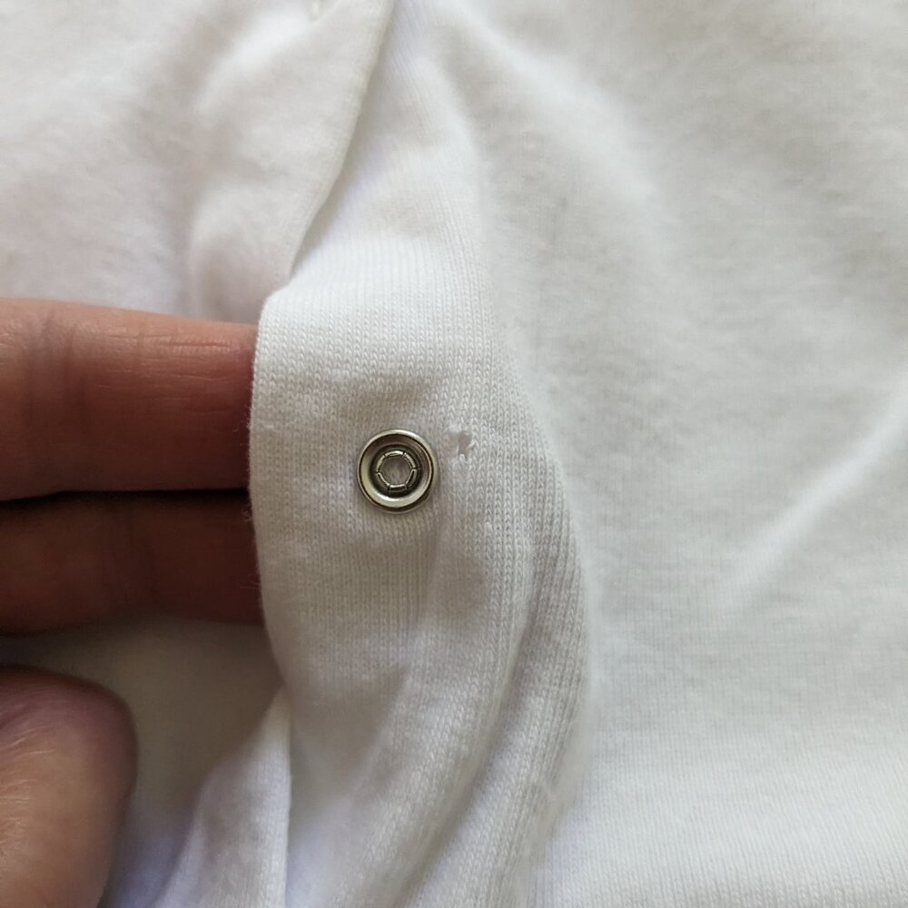 Babidu White Bodysuit 9mo - Picture 5 of 5